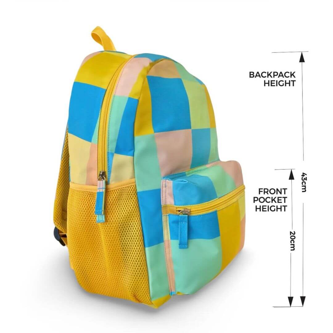 Gingham Kids Backpack