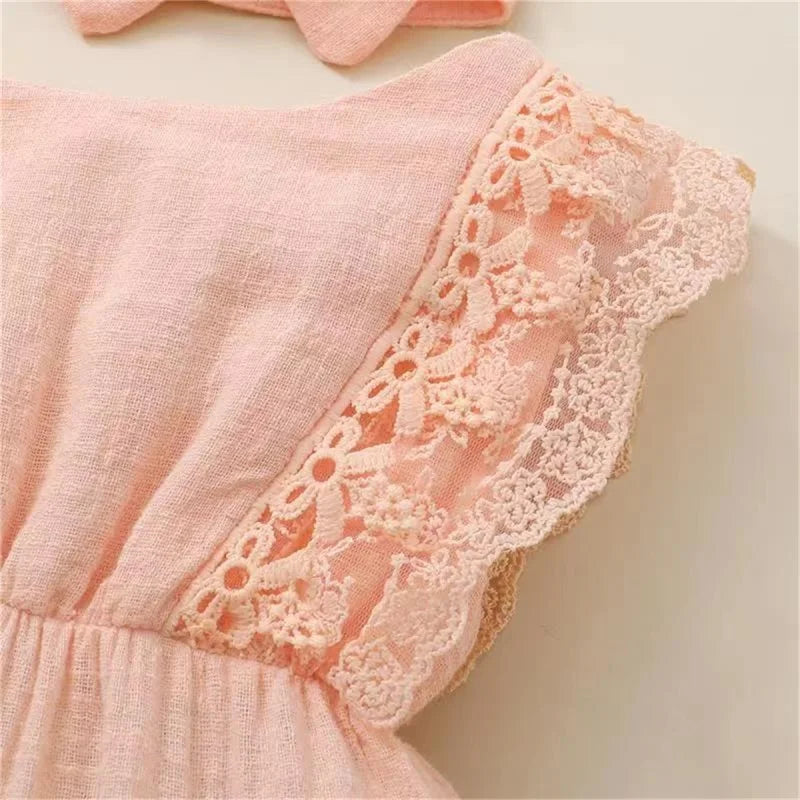 Harper Lace Romper