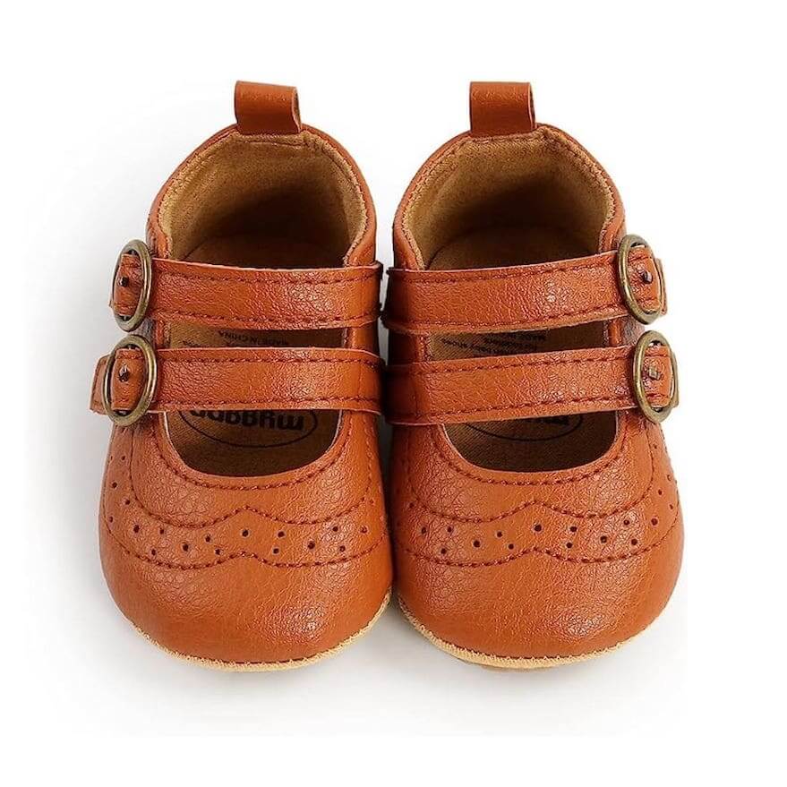 Baby clearance buckle shoes