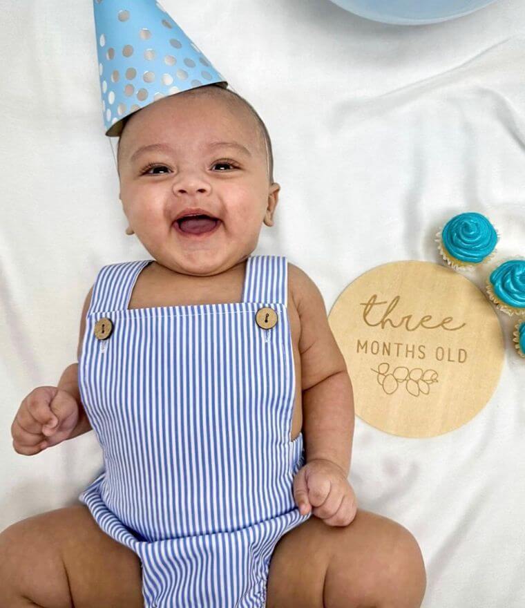 Jessie Stripe Baby Romper | Classic Unisex Romper - Lulu Babe