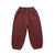 Jordan Baby & Toddler Harem Pants in Burgundy | Soft Boho Pants (0-4 Years) - Lulu Babe