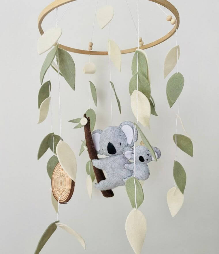Koala Baby Cot Mobile - Soothe & Spark Wonder | Australiana Charm - Lulu Babe