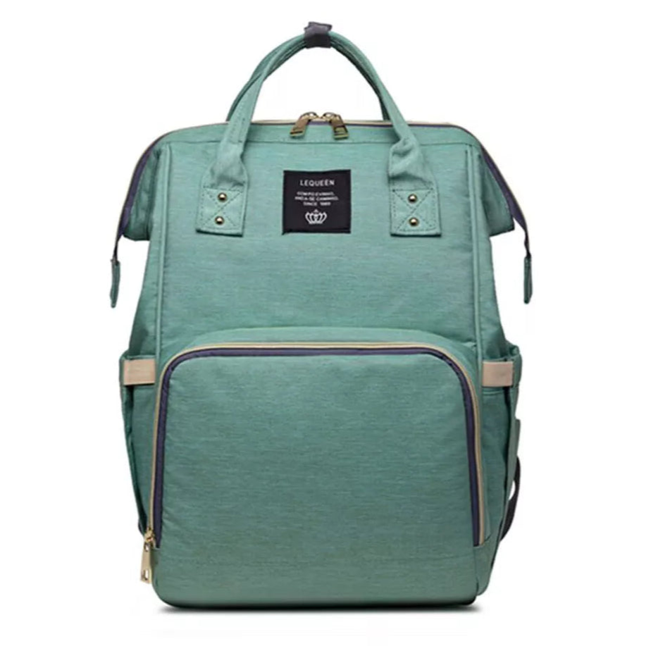 Turquiose LeQueen Nappy Bag backpack