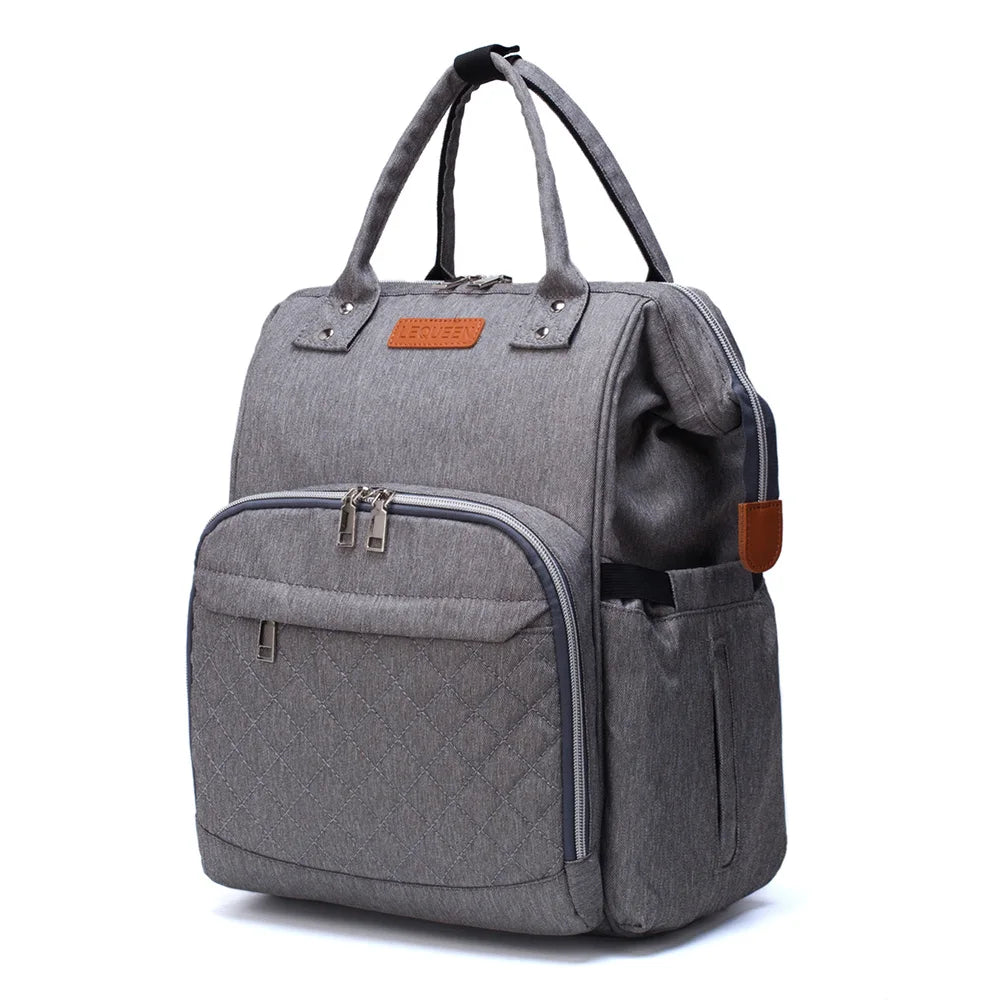 LeQueen Quilted Nappy Backpack