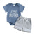Little Brother Newborn Outfit | Baby Boy Bodysuit & Shorts - Lulu Babe