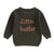 Little Brother Knit Jumper for baby brothers, in dark green - Lulu Babe