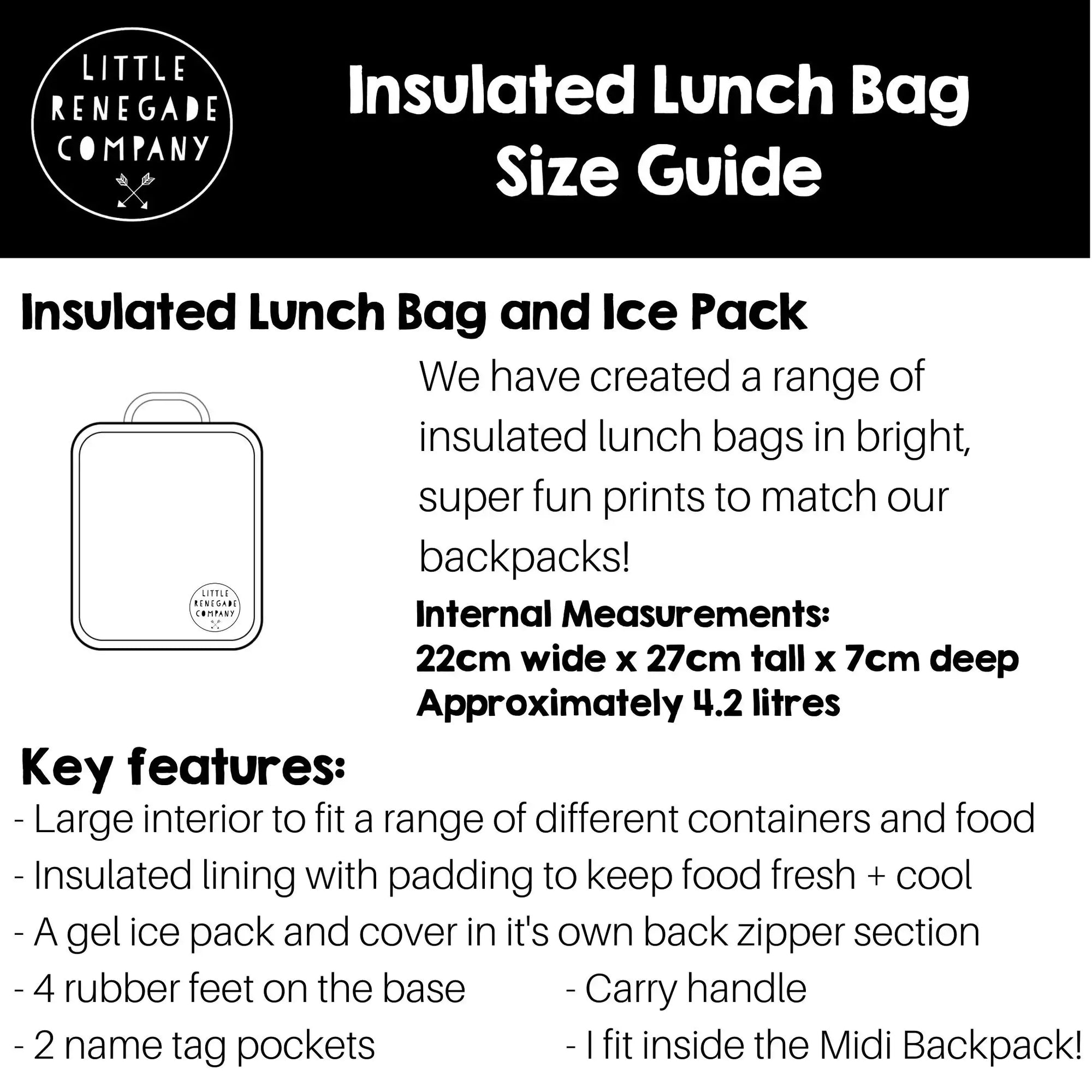 Spectrum Insulated Kids Lunch Bag - Lulu Babe