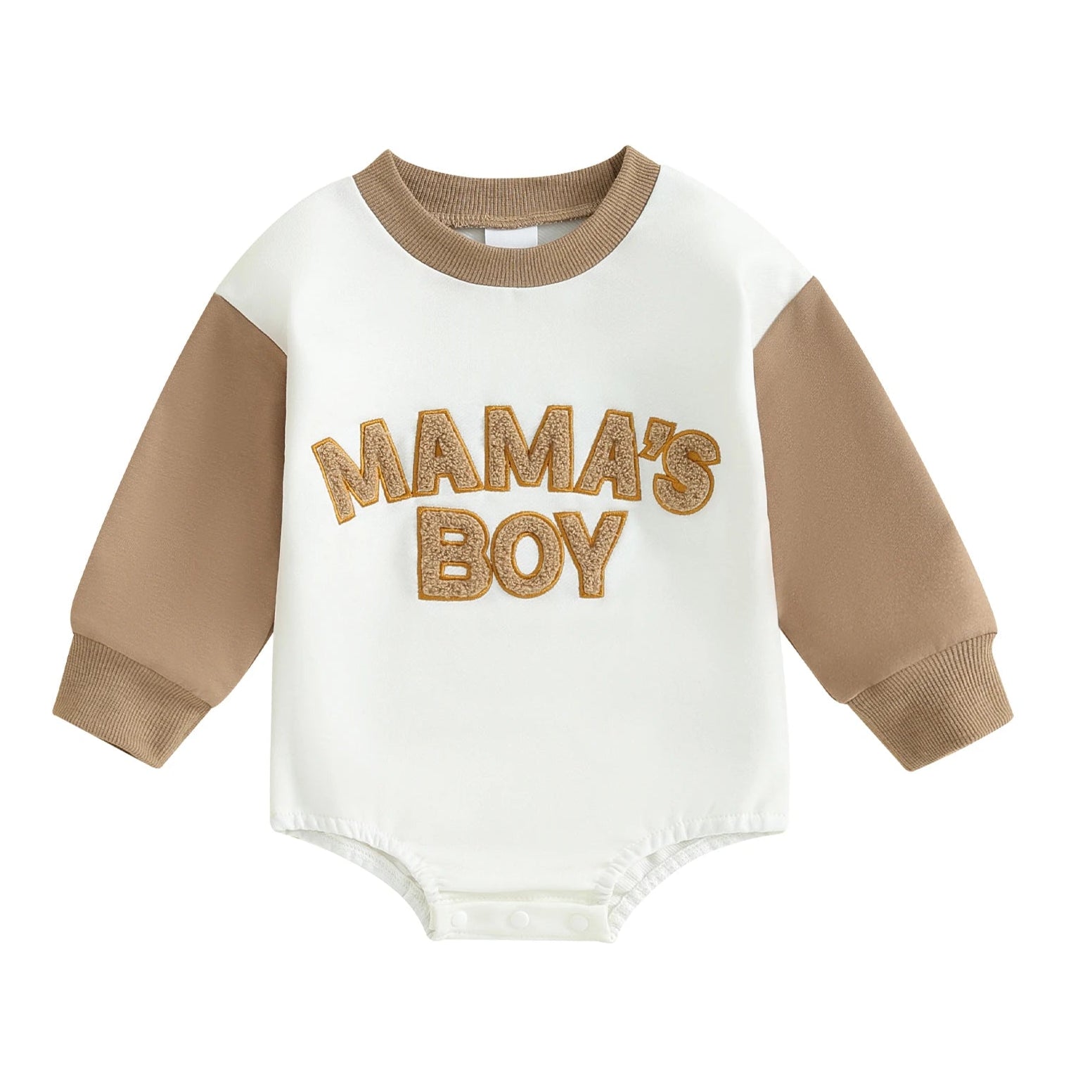 Mama's Boy Romper | Cozy & Stylish Baby Boy Outfit - Lulu Babe