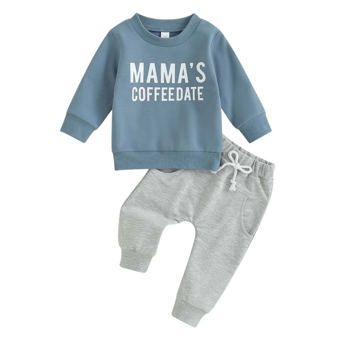 Mama's Coffee Date Set | Cute Outfit for Babies & Toddlers - Lulu Babe