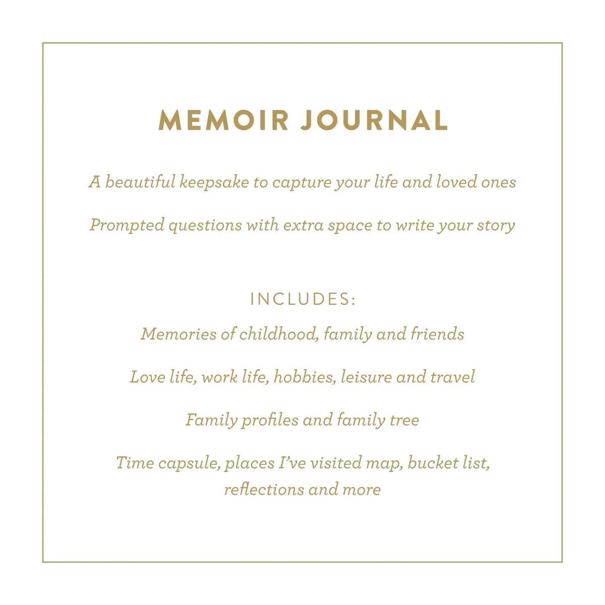 This Is My Story – A Beautiful Memoir Journal - Fox & Fallow