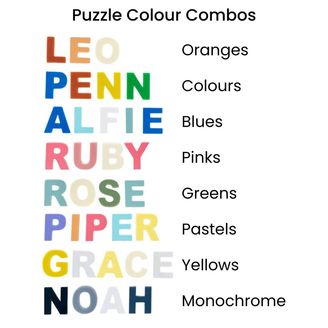 Personalised Name Puzzle with Decal - Lulu Babe