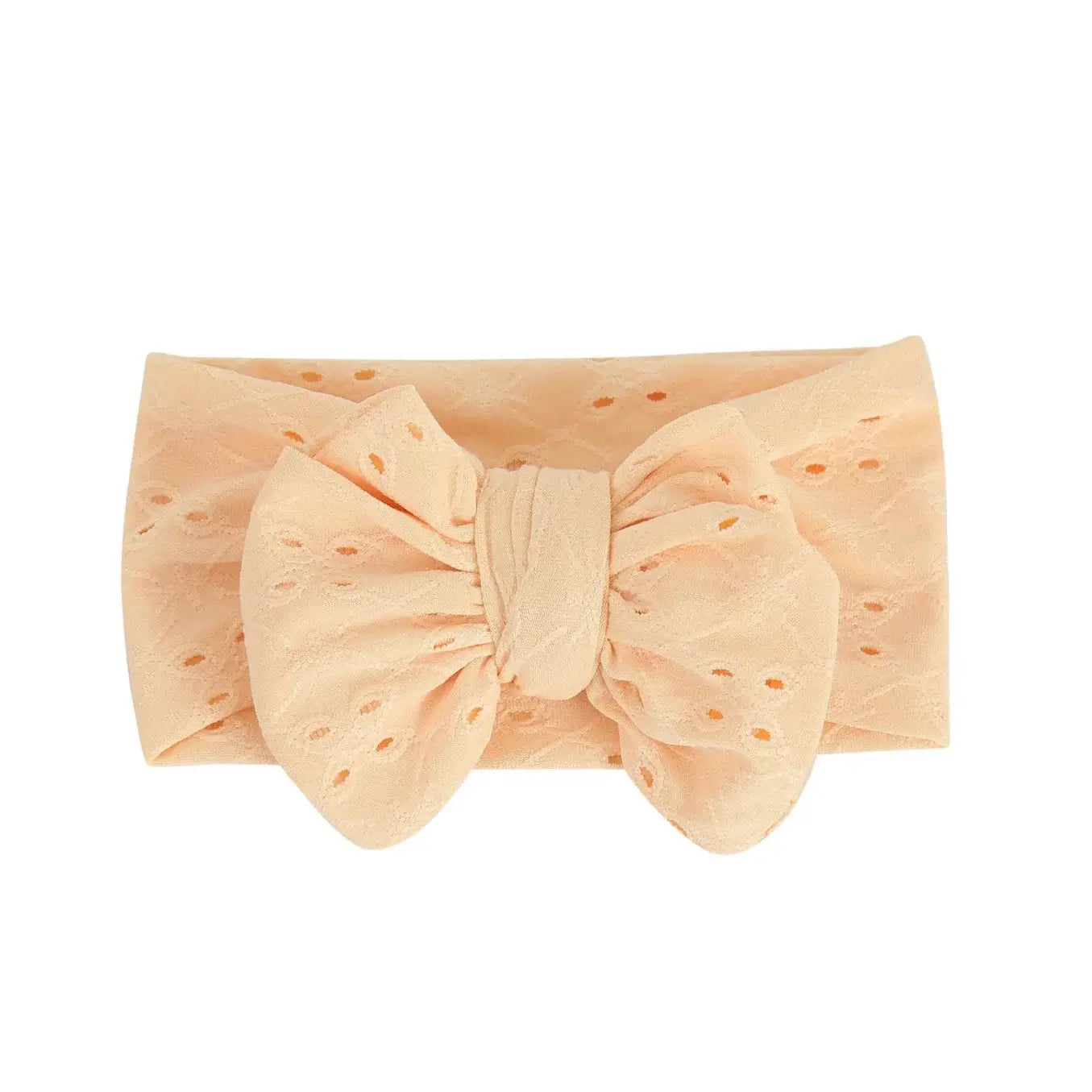 Nora Topknot Bow Headband in yellow | Stylish & Soft Baby Headband - Lulu Babe