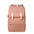 Pink nappy backpack from Lulu Babe - stylish, waterproof and spacious