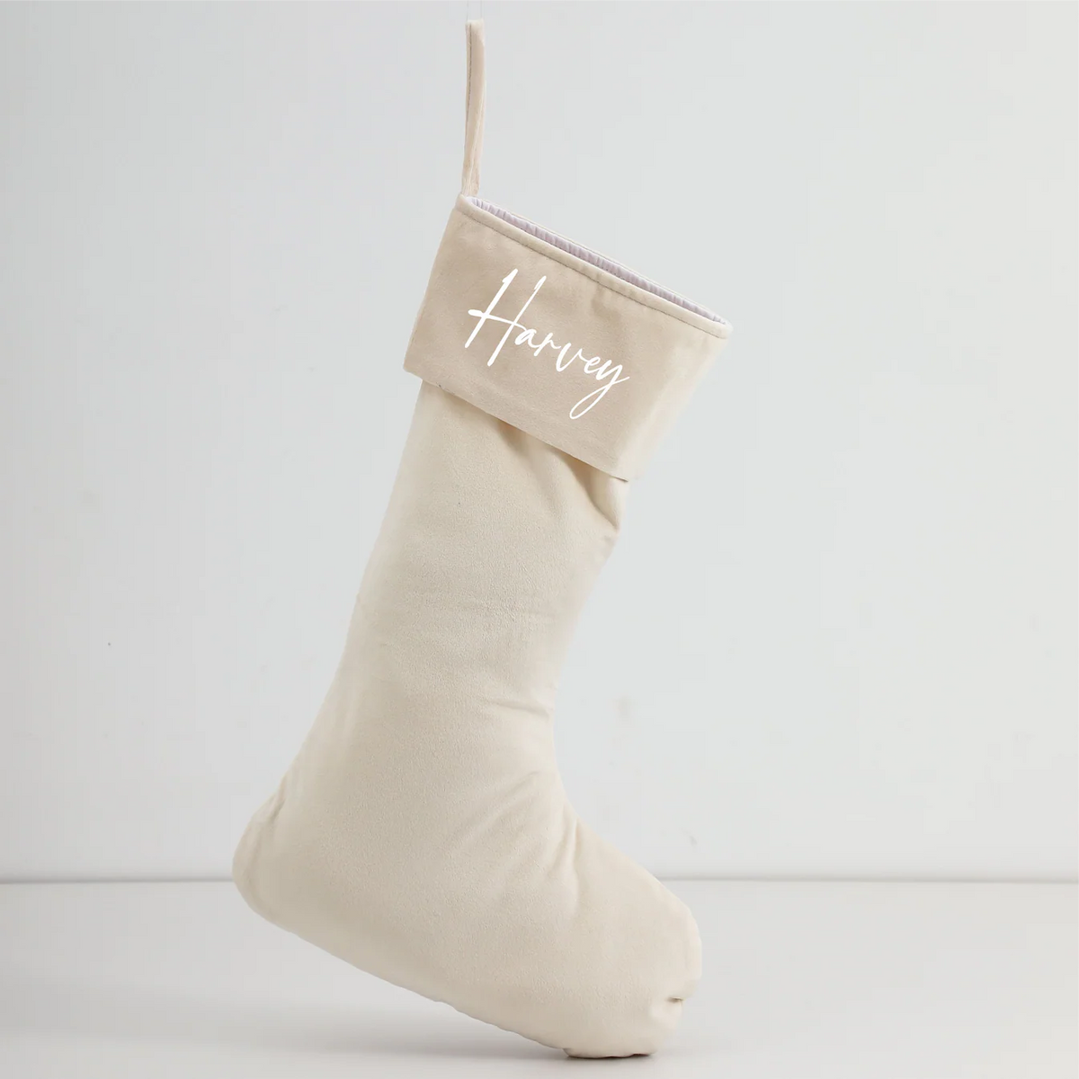 Personalised Velvet Christmas Stocking