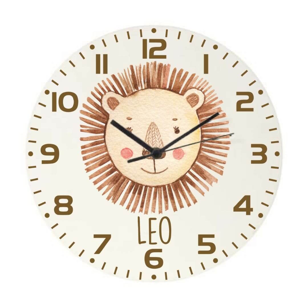 Personalised Clock | Wooden Kids Clock - Lulu Babe