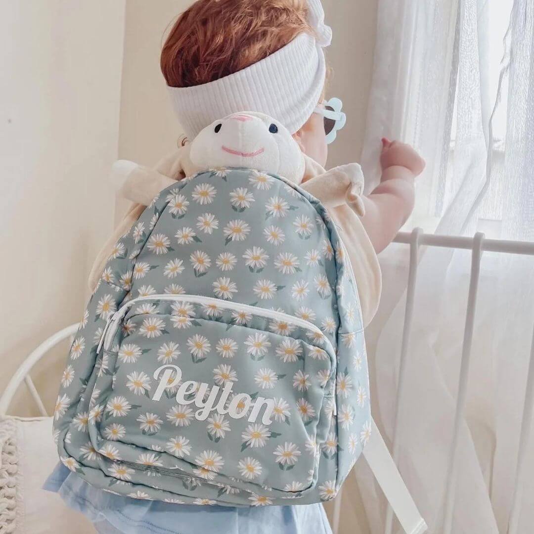Personalised Daisy Toddler Backpack | Small Kids Backpack