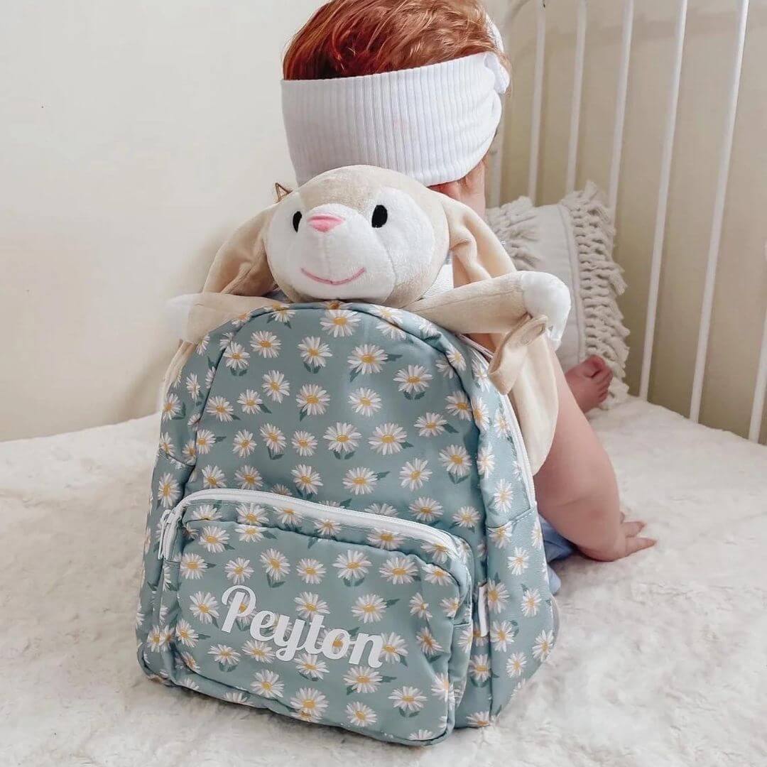 Personalised Daisy Toddler Backpack | Small Kids Backpack