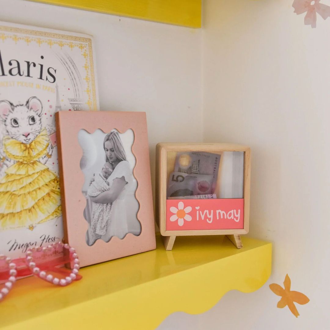 Personalised Wooden Money Box