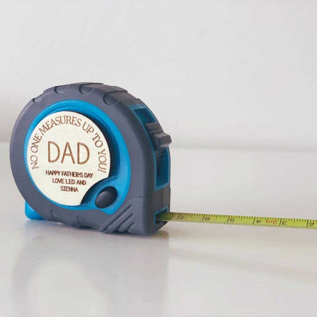 Personalised Measuring Tape | Customised Gift for DIY Dad