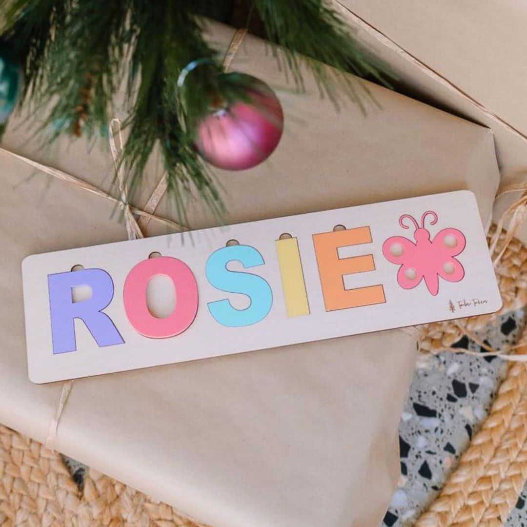 Personalised name puzzle for toddlers & kids - Lulu Babe