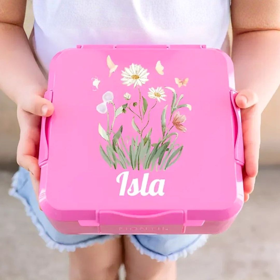 Personalised Pink Bento Lunch Box
