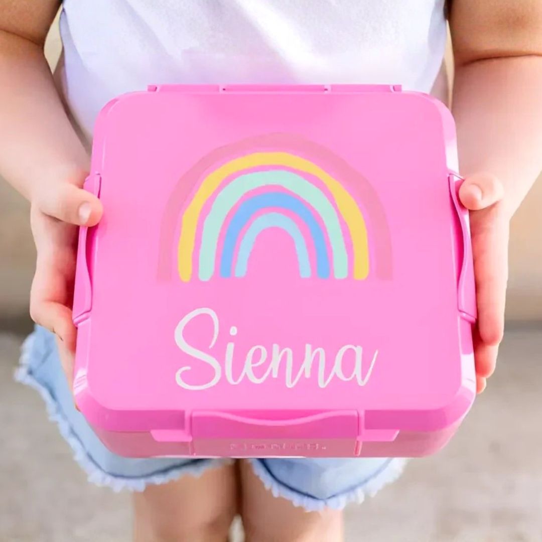 Personalised Pink Bento Lunch Box