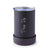 Personalised stainless steel stubby holder featuring a sleek black design with a custom name engraved.