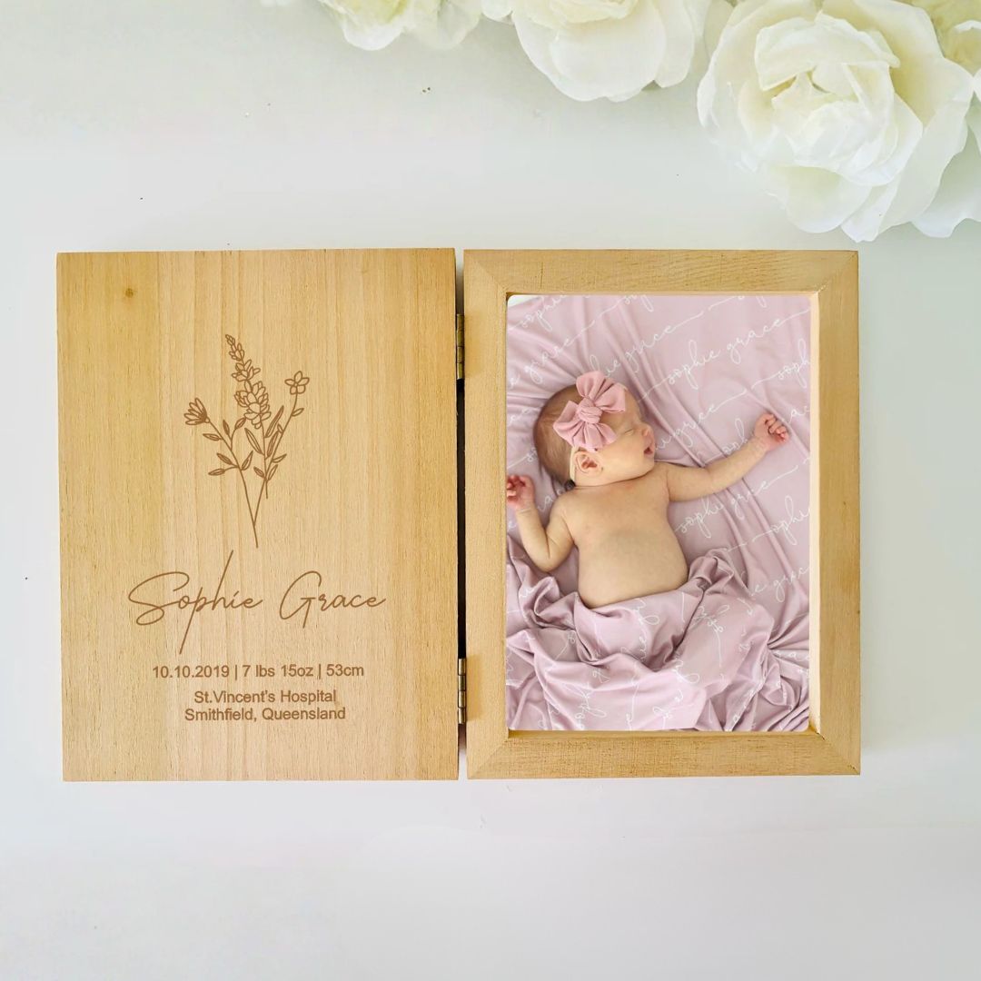 Personalised Baby Photo Frame