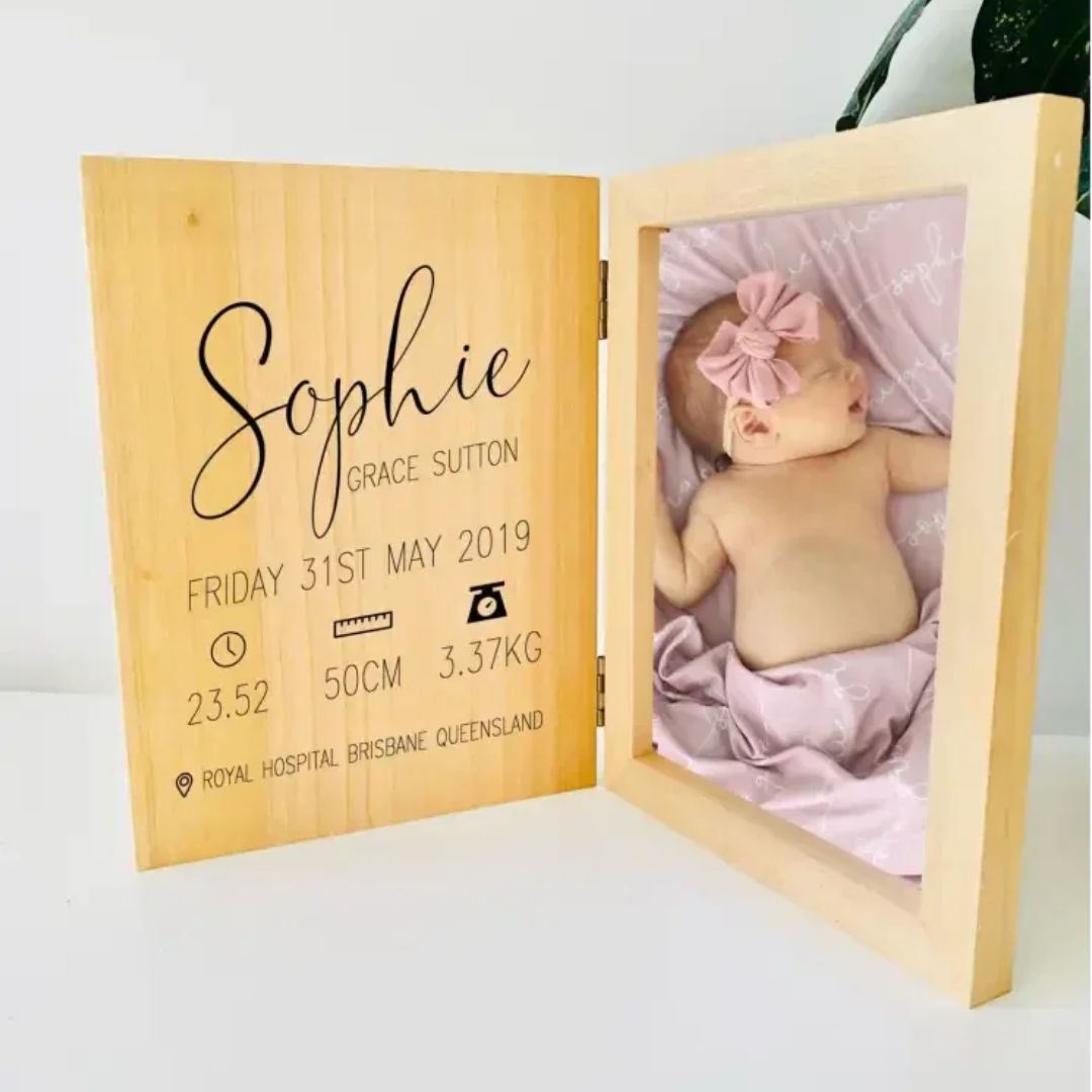 Personalised Baby Photo Frame