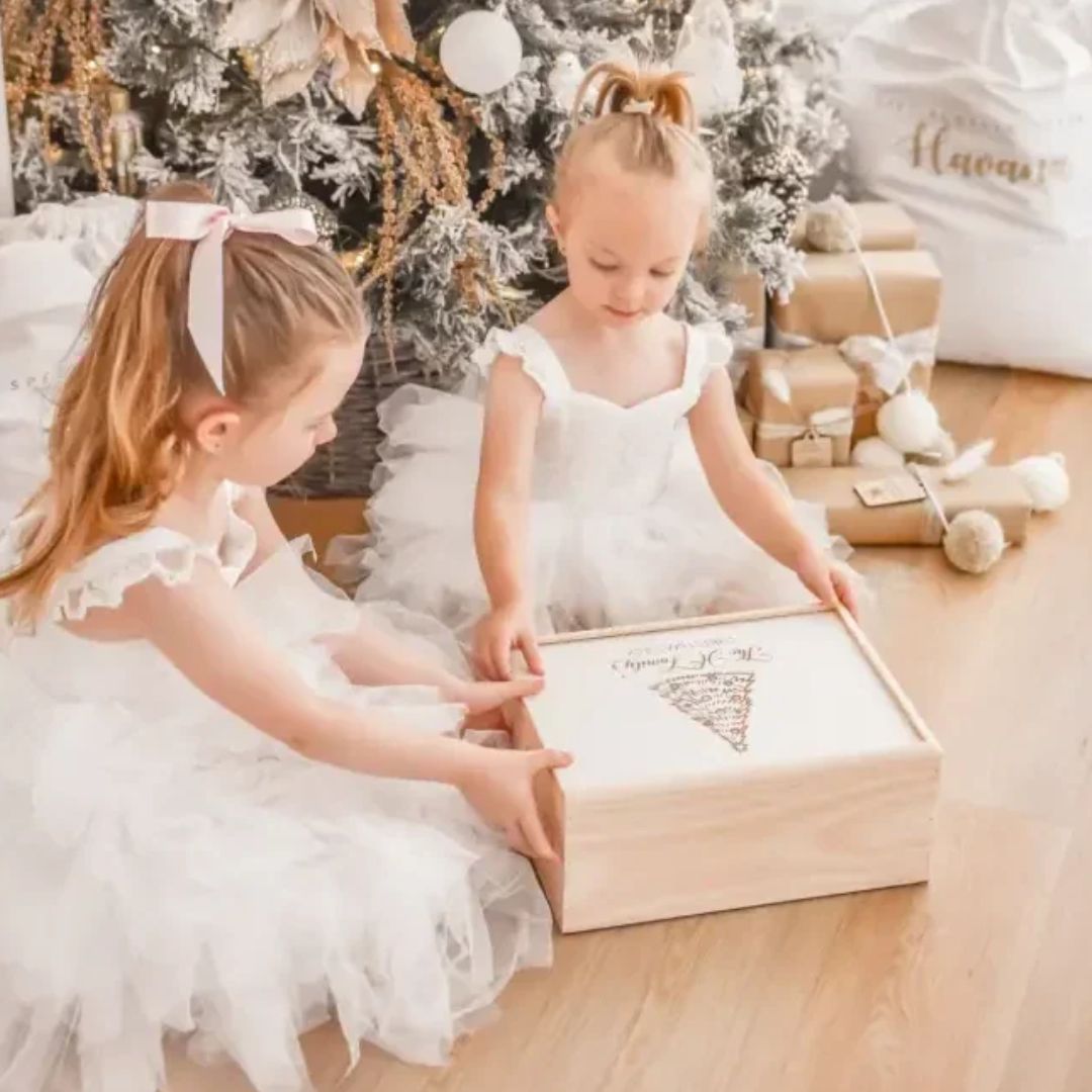 Personalised Wooden Christmas Box