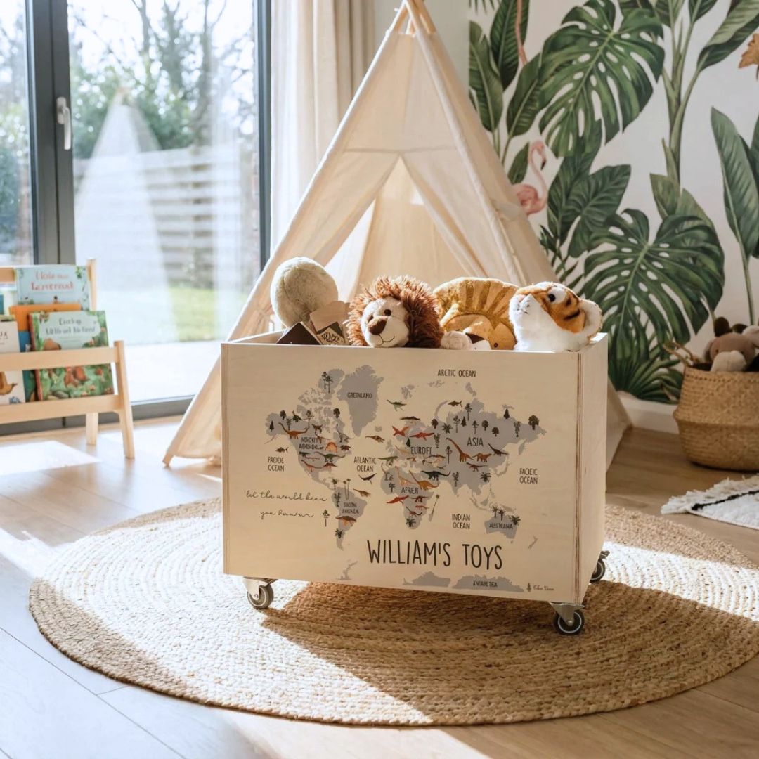 Personalised Wooden Toy Box
