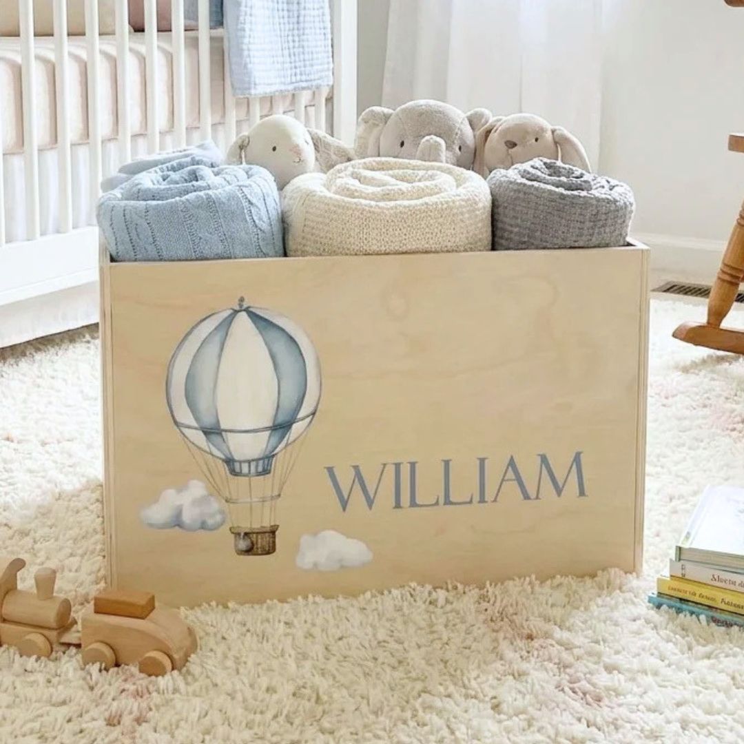 Personalised Wooden Toy Box