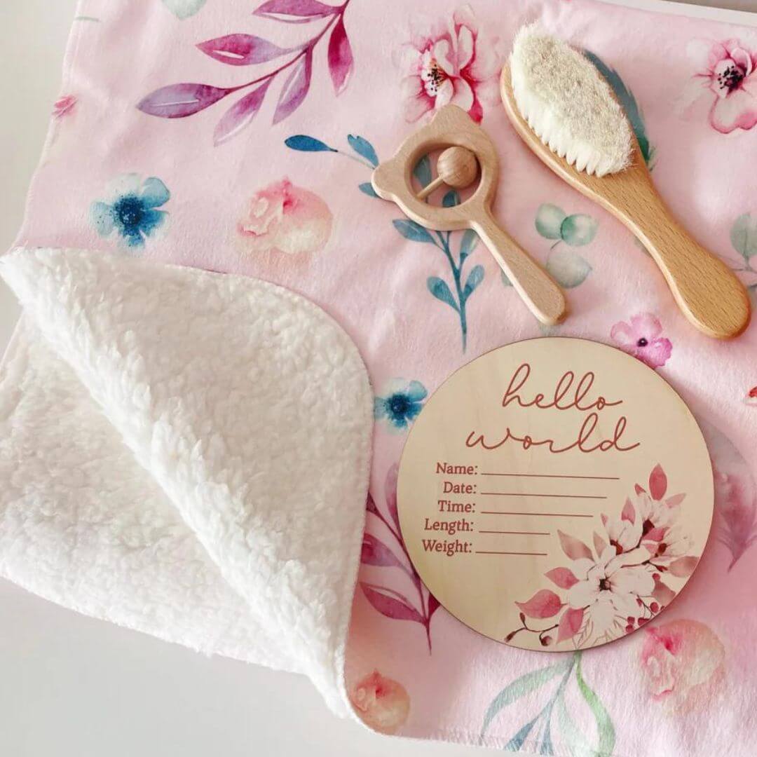 Baby Girl Gift Box | Pink Floral Newborn Hamper