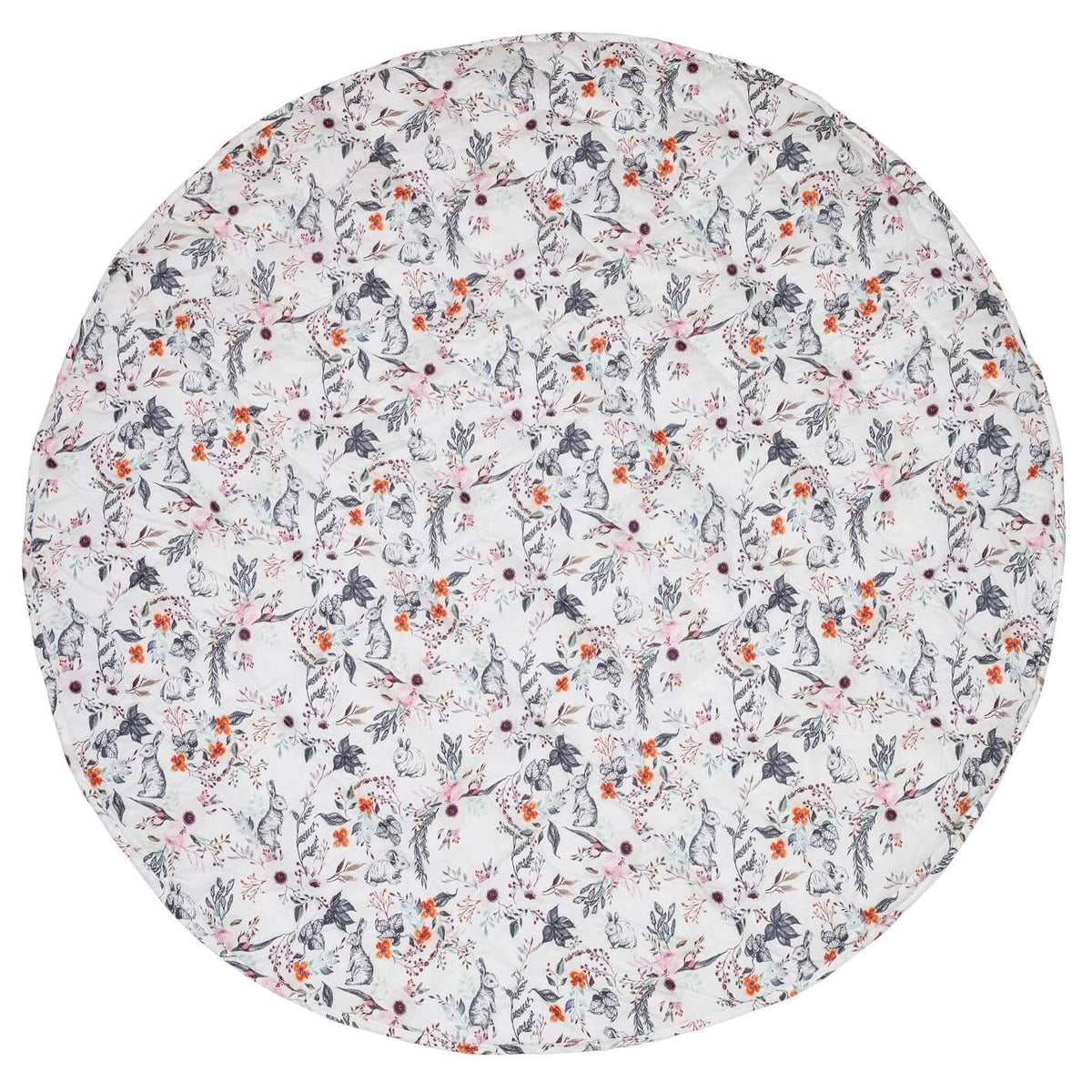 Quilted Play Mat - Enchanted Bunnies