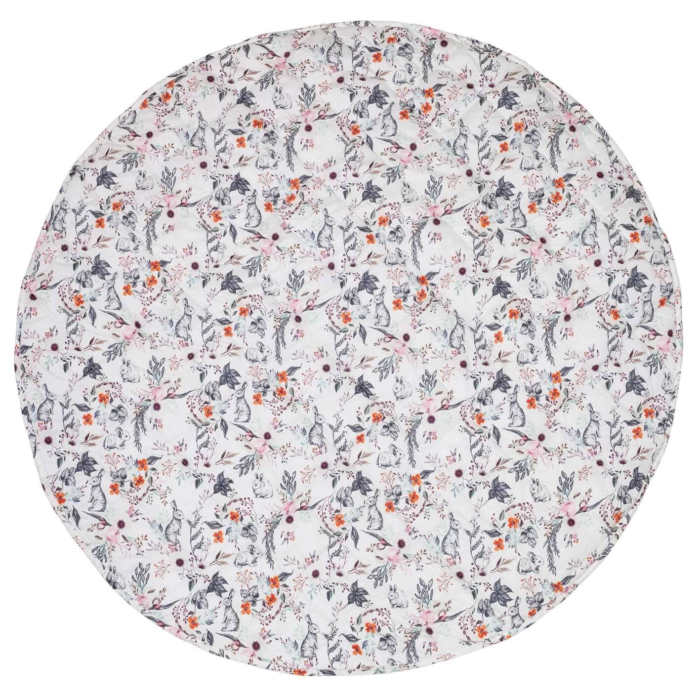 Quilted Play Mat - Enchanted Bunnies