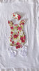Video of baby girl wearing Ava Floral Baby Romper from Lulu Babe