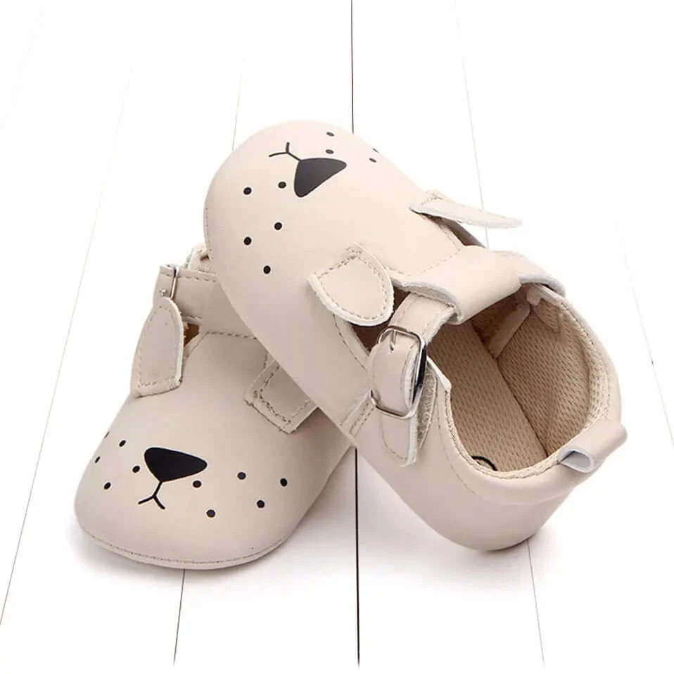 Puppy Baby Shoes | Cute Baby Moccs - Lulu Babe