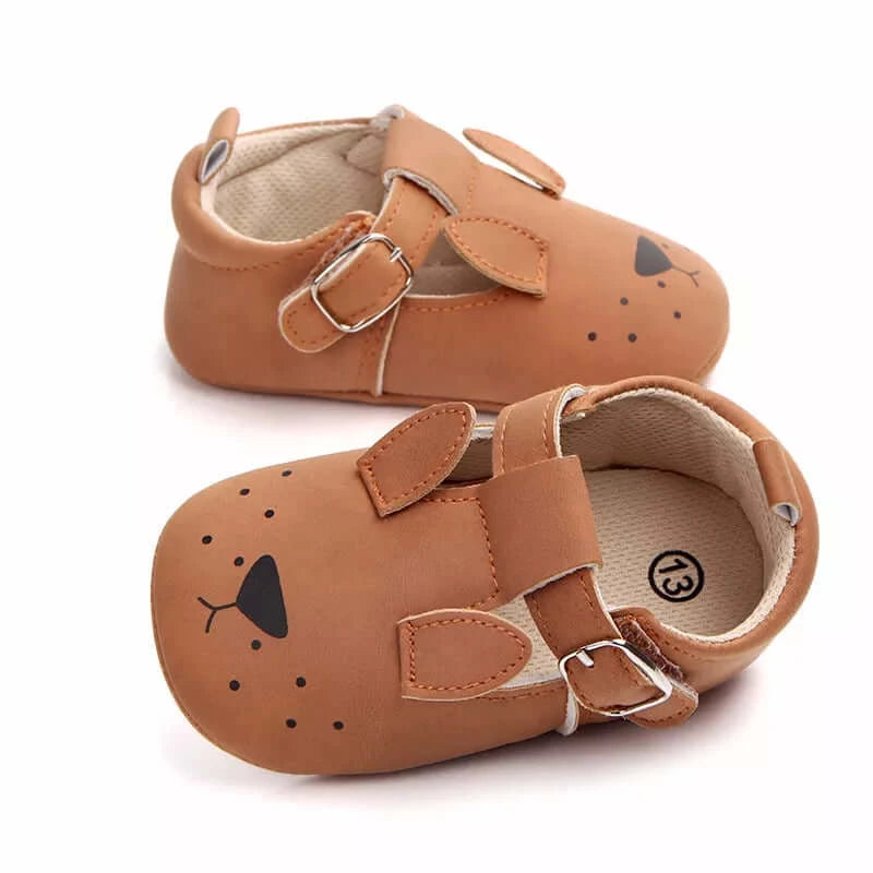 Puppy Baby Shoes | Cute Baby Moccs - Lulu Babe