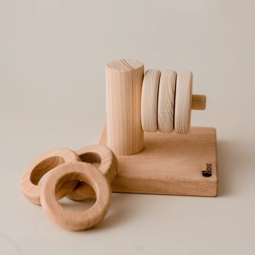 First Birthday Wooden Toy Set - Qtoys