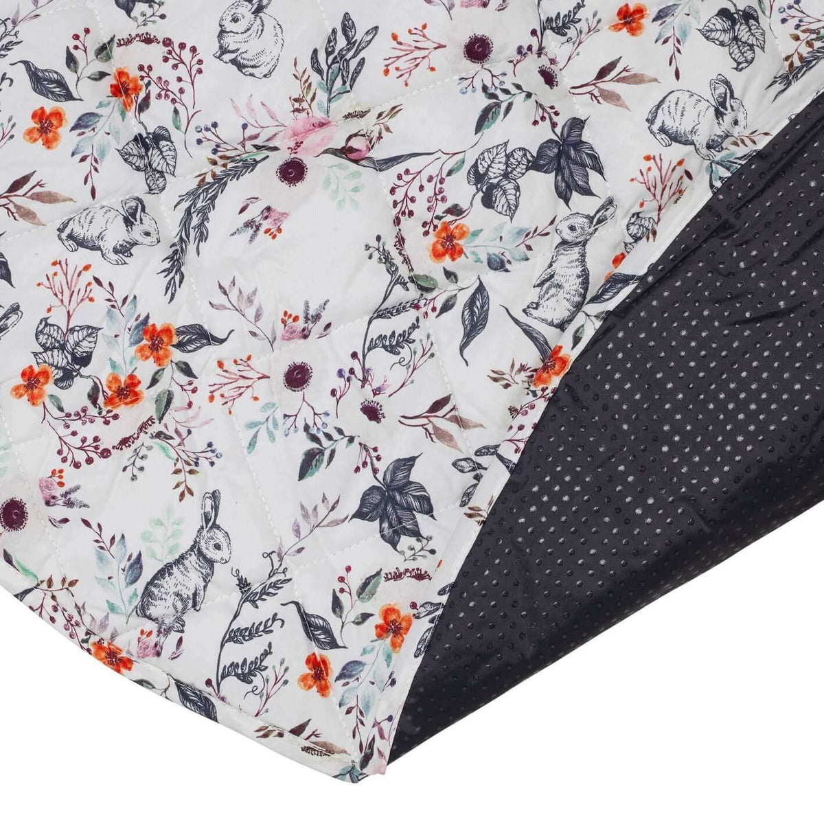 Quilted Play Mat - Enchanted Bunnies