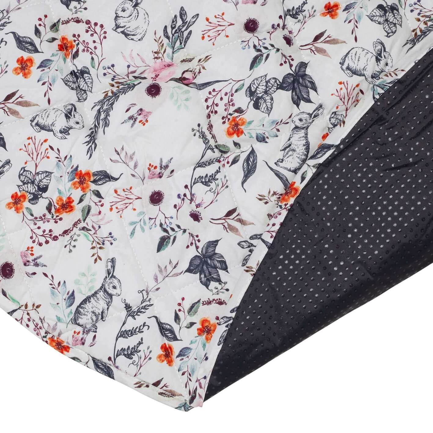 Quilted Play Mat - Enchanted Bunnies