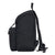 Side view of the Quilted Chevron Nappy Backpack in black