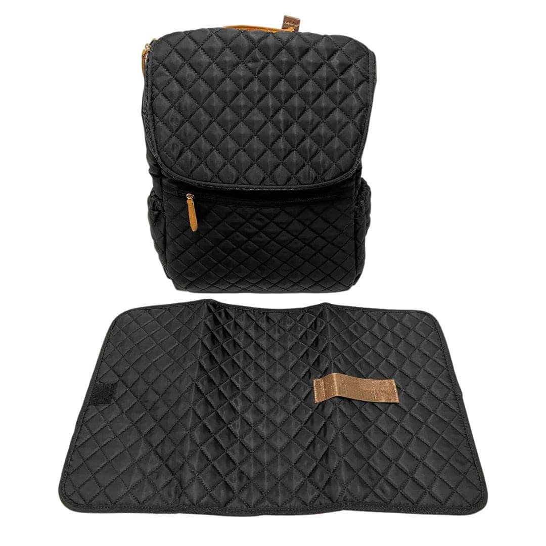 Quilted Nappy Backpack | Lightweight and Stylish Nappy Bag - Lulu Babe