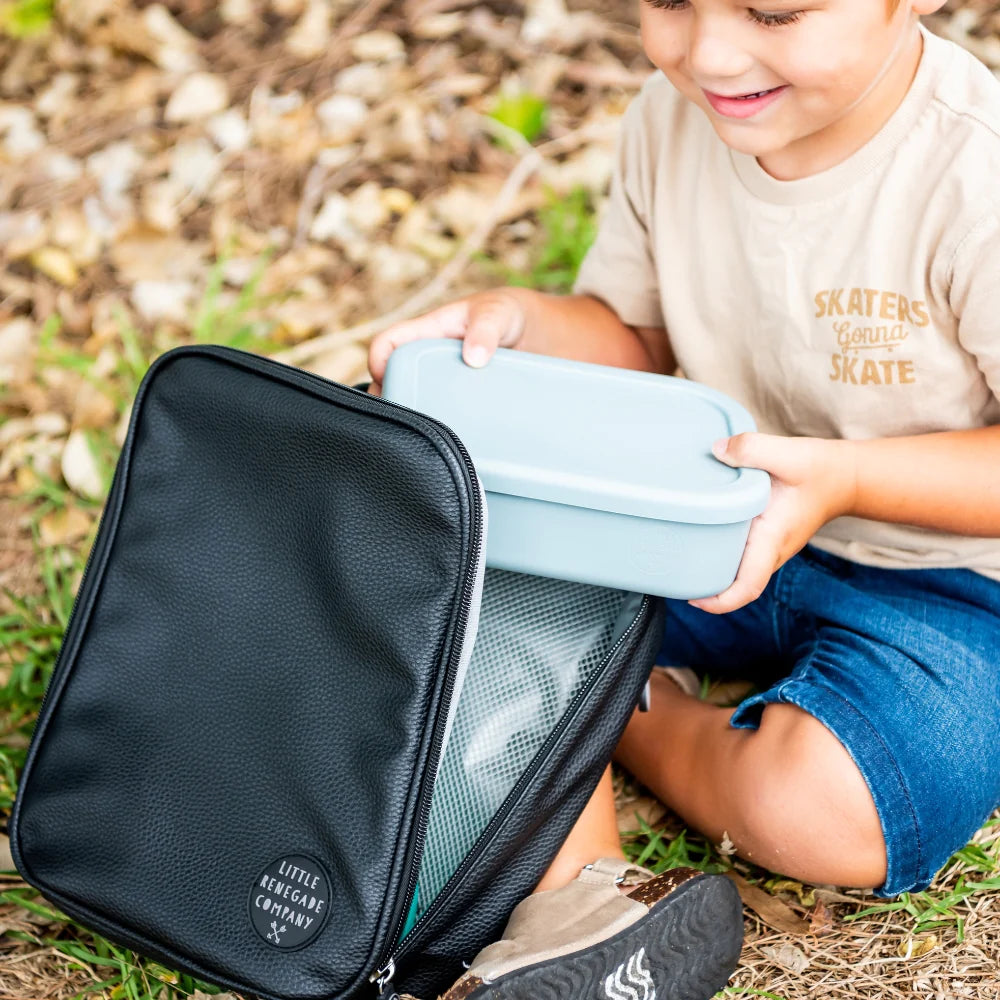 Faux Leather Lunch Bag | Little Renegade Company - Lulu Babe