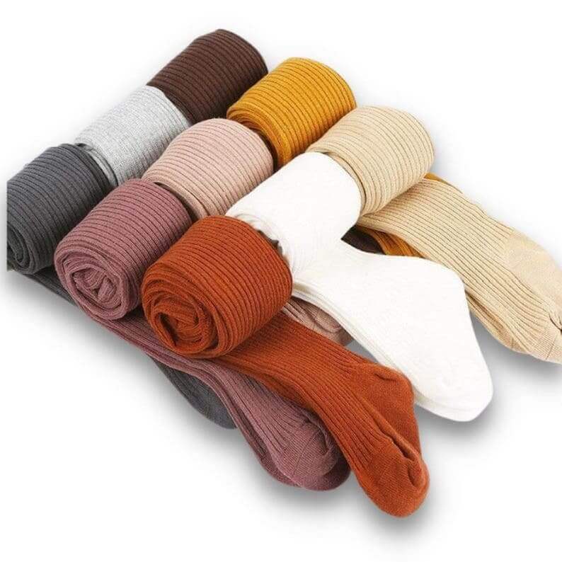 Ribbed Baby Tights | Soft & Stretchy Leggings For Little Ones - Lulu Babe
