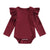 Ribbed Ruffle Romper