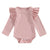 Ribbed Ruffle Romper
