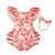 Santa Candy Cane Romper | Adorable Baby Girl Christmas Onesie - Lulu Babe