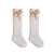 Satin Bow Socks