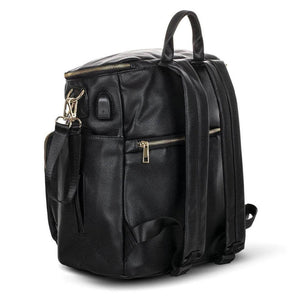 Sofia Faux Leather Nappy Bag | Nappy Backpack - Lulu Babe